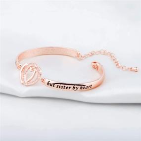 img 1 attached to 💖 Gzrlyf Soul Sister Bracelet - Perfect Unbiological Sister Gift for Sister-in-Law