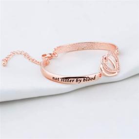 img 2 attached to 💖 Gzrlyf Soul Sister Bracelet - Perfect Unbiological Sister Gift for Sister-in-Law