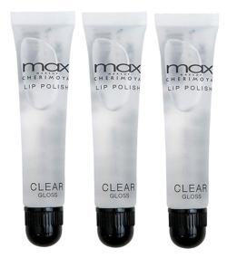 img 1 attached to 💄 Cherimoya MAX Makeup Clear Lip Polish Bulk: 3-Piece Set for Stunning Lips