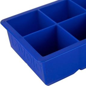 img 1 attached to 🍺 Tovolo Inch Large King Craft Ice Mold Freezer Tray: 2" Cubes for Whiskey, Bourbon, Spirits & Liquor Drinks - BPA-Free Silicone Set of 1 (Stratus Blue)