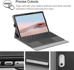 img 1 attached to Fintie Protective Case for Microsoft Surface Go 3 2021 / Surface Go 2 2020 / Surface Go 2018 - Multi-Angle Portfolio Business Cover with Pocket, Compatible with Type Cover Keyboard (Black): Full Review and Best Deals