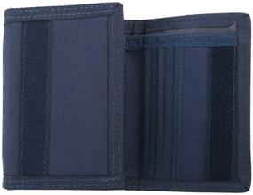 img 3 attached to 💼 Stylish Trifold Wallet: Roomy Casual Billfold in Trendy Blue Shade