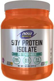 img 4 attached to 🥤 NOW Sports Nutrition Unflavored Soy Protein Isolate Powder - 1.2 Pound (20g Protein, 0 Carbs)
