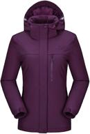 ❄️ stay warm and dry with camel crown women’s waterproof ski jacket – detachable hood, windproof fleece, and rain proof winter coat logo