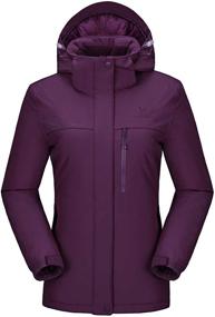 img 4 attached to ❄️ Stay Warm and Dry with CAMEL CROWN Women’s Waterproof Ski Jacket – Detachable Hood, Windproof Fleece, and Rain Proof Winter Coat