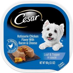 img 4 attached to 🐶 Cesar Savory Delights Loaf &amp; Topper in Sauce Wet Dog Food, 24-Pack