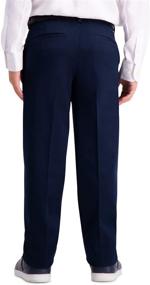 img 1 attached to Haggar Premium Khaki Boys' Clothing and Pants for Youth Regular Fit