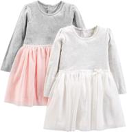 👗 carter's toddler girls' long sleeve clothing for simple joys dresses logo