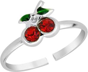 img 4 attached to AeraVida Sublime Cherry Zirconia Sterling