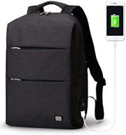 🎒 polyester backpack with built-in charging system for businesses логотип