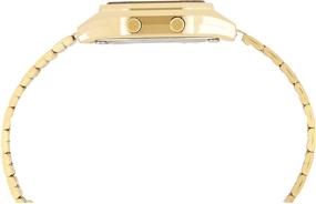 img 1 attached to 🕰️ Casio Women's Mid-Size Gold Tone Retro Digital Watch LA-680WGA-9DF