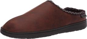 img 4 attached to 👞 Men's Chestnut Clog Slipper by Dearfoams - Mules & Clogs for Men