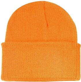 img 2 attached to 🧶 Knit Cute Cuff Baggy Hip-hop Slouchy Hat – Warm Unisex Kids Beanie for Children, Baby Boys and Girls by Century Star