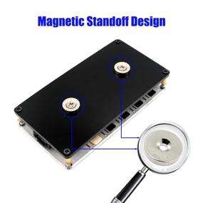 img 3 attached to 💨 Enhanced Cooling Efficiency: 10-Way 12V PWM Fan Hub Controller with Magnetic Standoff - Chassis and CPU Fan Combo - SATA Powered