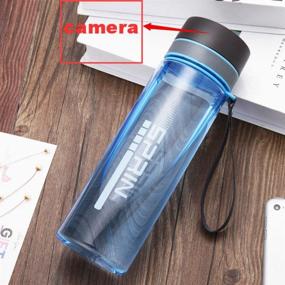 img 1 attached to 🔵 Blue Water Bottle Hidden Spy Camera: Full HD Portable Video Recorder with Motion Detection - No WiFi Required for Home or Office