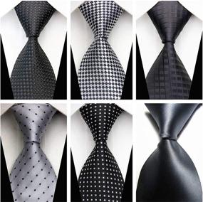 img 3 attached to 👔 SELOUD Fashion Classic Business Necktie