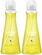 method lemon mint scent liquid dish soap: refreshingly clean dishes, 18 oz. 1 pk logo