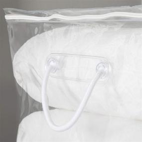 img 1 attached to 📦 Richard's Homewares - Clear Vinyl Oblong Storage Bag - 24"x12"x10" - Organize with Ease!