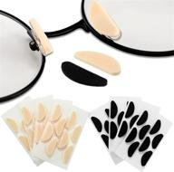 👓 96 pairs eyeglass sponge nose pads - self-adhesive, anti-slip, foam nose support pads for glasses, sunglasses, and eyewear accessories (1 mm/ 0.039 inch) logo