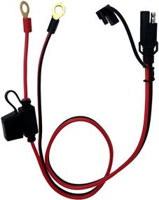 img 3 attached to 🔌 Tetra-Teknica MotoBasics Series RHS-01 12V Ring Terminal Harness with Black Fused 2-Pin Quick Disconnect Plug, 2 Feet, 16 Gauge Copper Wire, 10A Fuse, 2 Per Pack" - Improved for SEO: "Tetra-Teknica MotoBasics 12V Ring Terminal Harness with Black Fused Quick Disconnect Plug - 2ft, 16G Copper Wire, 10A Fuse (2 Pack)