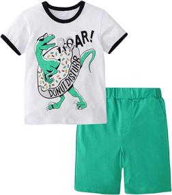 img 4 attached to BIBNice Toddler Boys' Clothing Sets: Outfit your Little One in Style