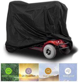 img 1 attached to 🛡️ Waterproof Mobility Scooter Cover for Scooter Powerchair and Electric Powered Transport - 74.8 x 27.9 x 46.0in