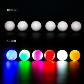 img 4 attached to 🌟 Enhance Your Night Golf Experience with THIODOON Glow Golf Ball: Super Bright LED Balls for Long-lasting Illumination!