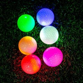 img 1 attached to 🌟 Enhance Your Night Golf Experience with THIODOON Glow Golf Ball: Super Bright LED Balls for Long-lasting Illumination!