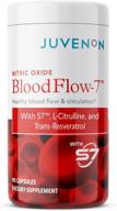 💪 nitric oxide blood flow s7 supplement - l arginine, l citrulline, beet root extract - enhances healthy blood flow, circulation, and aging - 90 capsules logo