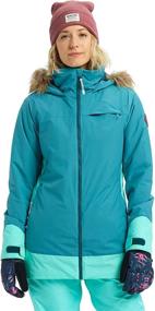 img 1 attached to 💃 Stylish Burton Women's Lelah Jacket with Removable Fur Trim: Experience Unmatched Elegance and Versatility