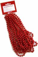 🎄 enhance your holidays with the stunning holiday time red bead garland - 18' logo