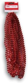 img 1 attached to 🎄 Enhance Your Holidays with the Stunning Holiday Time Red Bead Garland - 18'