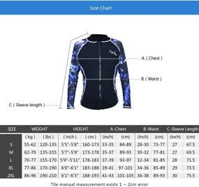 img 2 attached to LayaTone Wetsuits Neoprene Snorkeling Blue Lycra Sports & Fitness