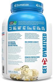 img 2 attached to 🥛 Dymatize Athlete's Vanilla Whey Protein Powder - 30g Protein, 6.6g BCAAs, Gluten-Free - 4lb, 40 Servings