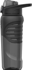 img 2 attached to Under Armour Pro Grip Water Bottle: 24oz, Shatter Proof, Stain & Odor Resistant, Silicone Body Grip