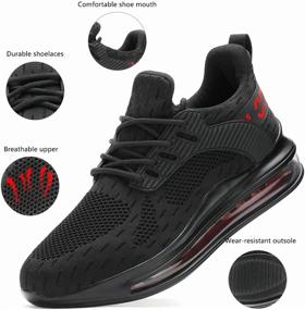 img 3 attached to Running Basketball Sneakers Breathable Trainers Men's Shoes