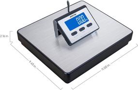 img 3 attached to 📦 Accuteck A-BC200 Digital Stainless Steel Shipping Postal Scale - Heavy Duty, 200LB Capacity with 0.2 OZ Precision
