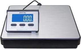 img 1 attached to 📦 Accuteck A-BC200 Digital Stainless Steel Shipping Postal Scale - Heavy Duty, 200LB Capacity with 0.2 OZ Precision