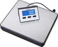 📦 accuteck a-bc200 digital stainless steel shipping postal scale - heavy duty, 200lb capacity with 0.2 oz precision logo