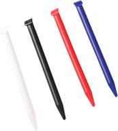 🖊️ 3ds xl stylus pen set: replacement stylus for nintendo new 3ds xl, 4 in 1 combo touch styli pen set - multi color, compatible with new 3ds xl logo