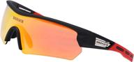 🚴 cycling sunglasses with polarized lenses: 3 interchangeable options for sports logo