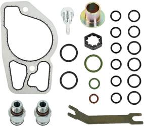 img 4 attached to 🛠️ Complete High Pressure Oil Pump Master Service Kit with Base Gasket for 1994-2003 Ford Powerstroke 7.3L Diesel Engines - Pack of 22 Set - HPOP Upgraded for F250-F550, E250-E450, Excursion