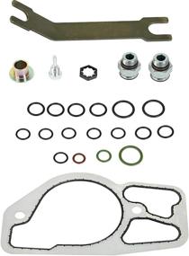 img 3 attached to 🛠️ Complete High Pressure Oil Pump Master Service Kit with Base Gasket for 1994-2003 Ford Powerstroke 7.3L Diesel Engines - Pack of 22 Set - HPOP Upgraded for F250-F550, E250-E450, Excursion