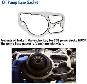 img 1 attached to 🛠️ Complete High Pressure Oil Pump Master Service Kit with Base Gasket for 1994-2003 Ford Powerstroke 7.3L Diesel Engines - Pack of 22 Set - HPOP Upgraded for F250-F550, E250-E450, Excursion