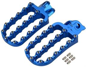 img 4 attached to 🏍️ Enhance Your Riding Experience with NNICECNC Rally Style Wide Rider Motorcycle Foot Pegs Compatible with Husqvarna 701 Enduro/701 Supermoto and More!