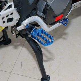 img 3 attached to 🏍️ Enhance Your Riding Experience with NNICECNC Rally Style Wide Rider Motorcycle Foot Pegs Compatible with Husqvarna 701 Enduro/701 Supermoto and More!