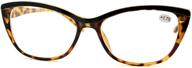 women's rectangular cateye clear lens glasses with bifocal reading lens – stylish & functional eyewear logo