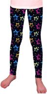 🌟 high rise syleia leggings with star pattern for girls logo