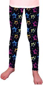 img 2 attached to 🌟 High Rise Syleia Leggings with Star Pattern for Girls