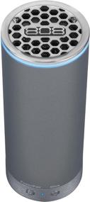 img 1 attached to 🔊 Gun-Metal Gray 808 Audio NRG GLO Portable Bluetooth Speaker with Light-Ring